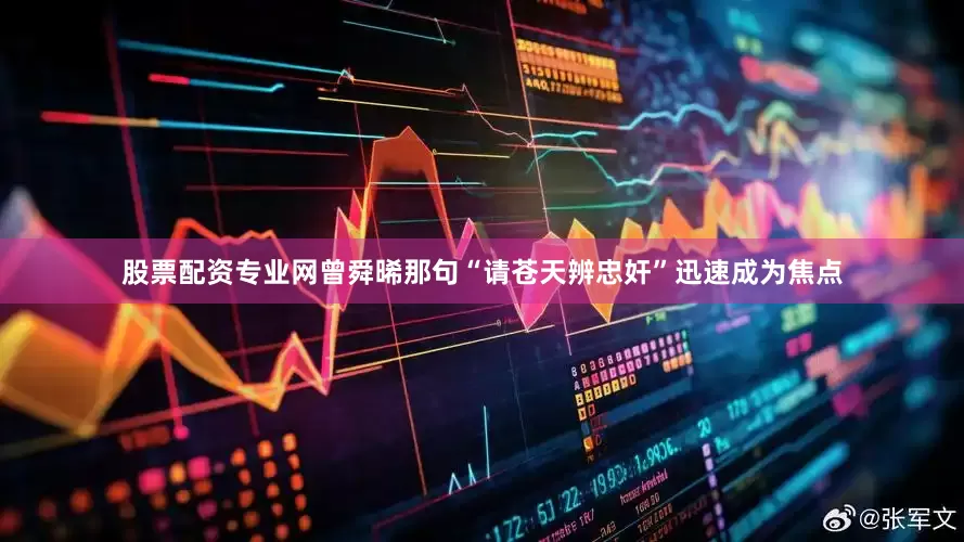 股票配资专业网曾舜晞那句“请苍天辨忠奸”迅速成为焦点